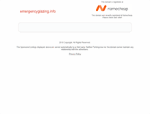 Tablet Screenshot of emergencyglazing.info